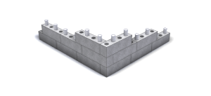 SmartBloc System 2 - Corner Wall